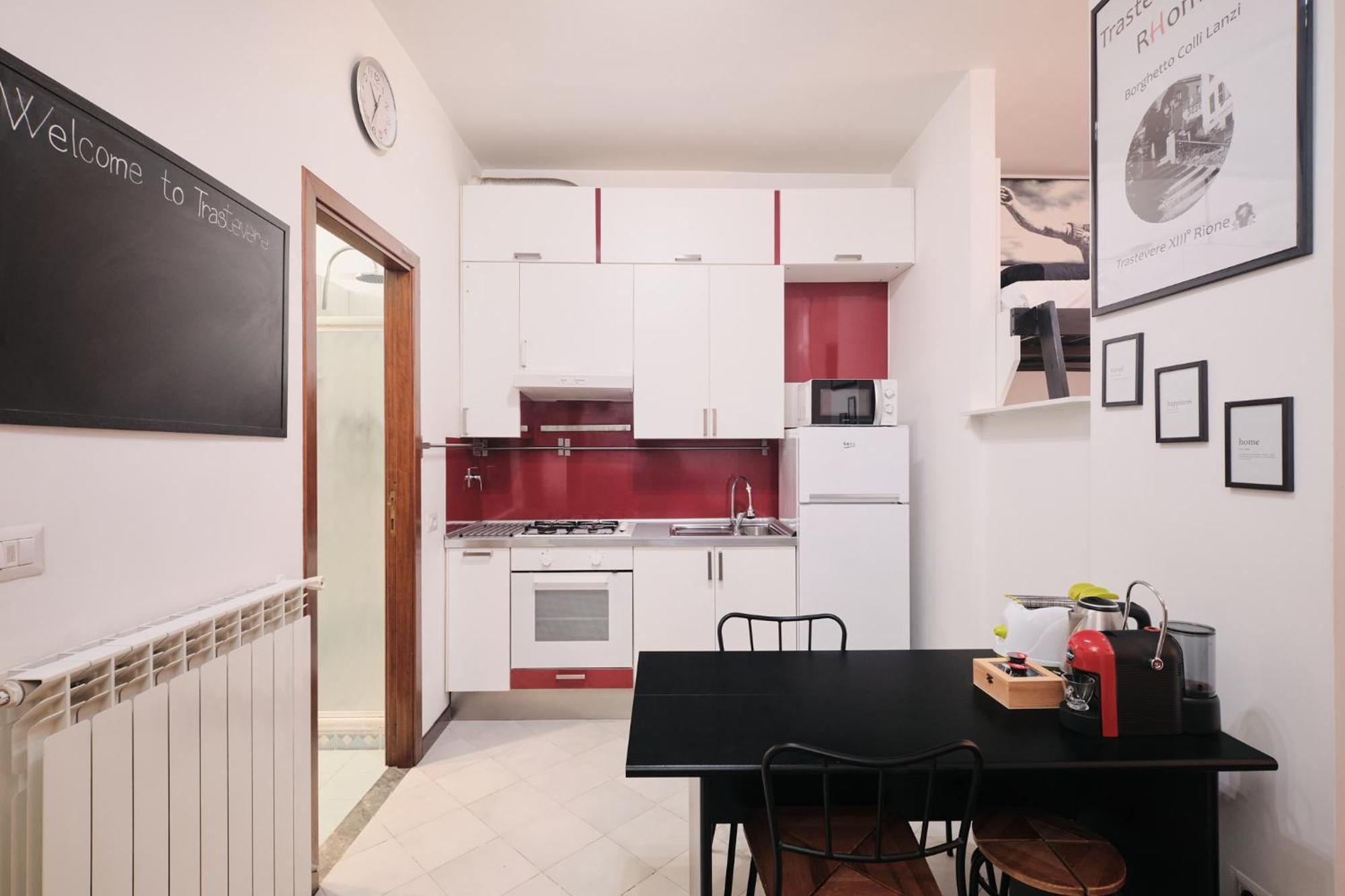 Apartment Trastevere- Flat Con Giardino, Ac, Wi-fi & Netflix